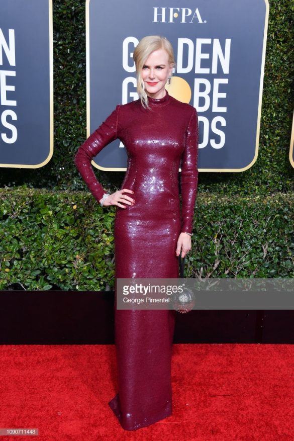 BEVERLY HILLS, CALIFORNIA - JANUARY 06: Nicole Kidman attends the 76th Annual Golden Globe Awards held at The Beverly Hilton Hotel on January 06, 2019 in Beverly Hills, California. (Photo by George Pimentel/WireImage)